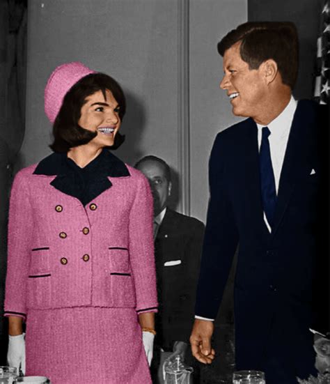 pink chanel suits|kennedy wife dress.